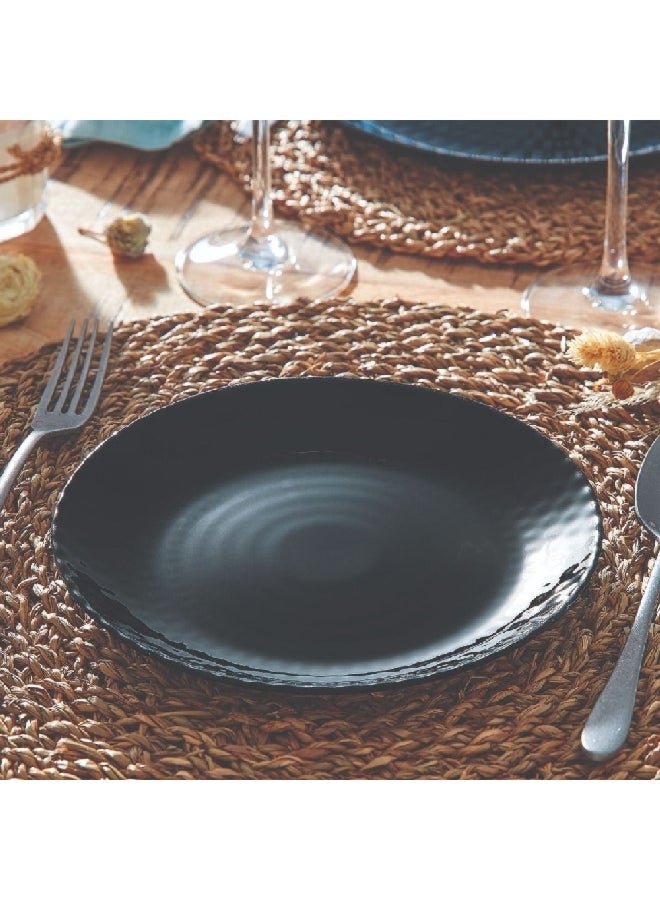 لومينارك بامبل طبق حلوى، مصنوع من الزجاج المقوى، صديق لغسالة الصحون والميكروويف، باللون الأسود، قطره 19 سم، Q4620 - Image 4