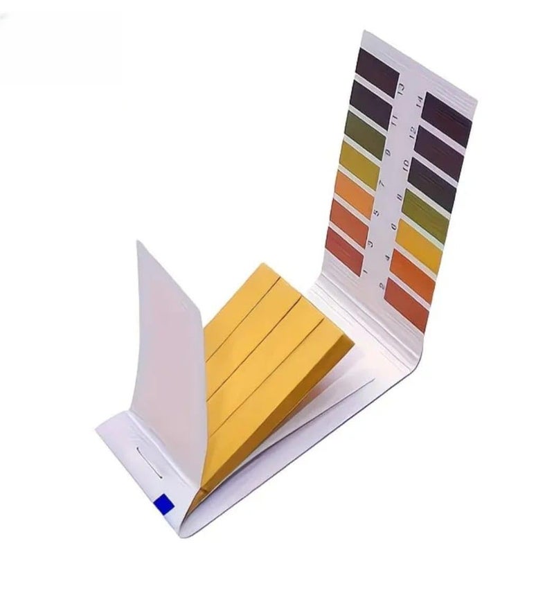 Universal pH Water Test Strips, Range 1-14 Indicator Sheets 80 Strips - Image 1