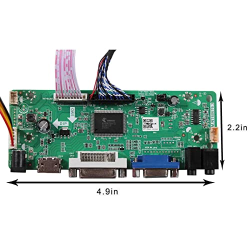VSDISPLAY VGA DVI Audio LCD Controller Board Kit for ltm184hl01 c01 1920x1080 15.6 17.3 inch Panel Screen B156HW01 V0 V4 V7 B156HW02 LP156WF1 N156HGE LP173WF1 N173HGE HSD173UHW1 B173HW01 - Image 2