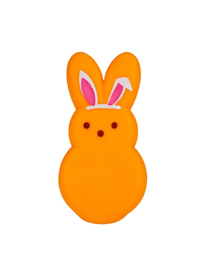 Peeps Peeps for Pets Orange Dress-Up Bunny with Bunny Ears | Squeaker Dog Toy 