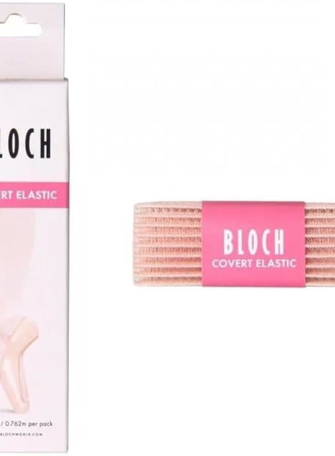 Bloch Modern Covert Elastic Ballet Pointe Shoe, Pink - Image 1