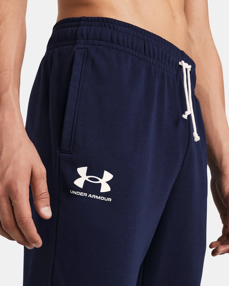 UNDER ARMOUR navy blue Men's UA Rival Joggers for Men | Best Price UAE