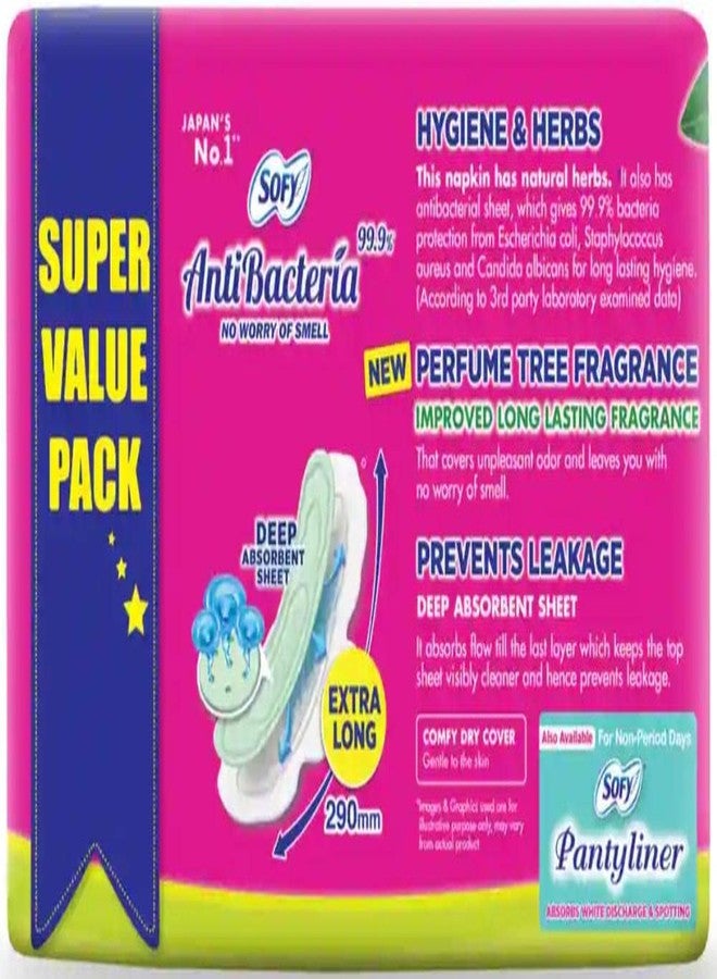 Sofy Antibacteria Extra Long Pads for women- 48 Count (3 Packs) - Image 2