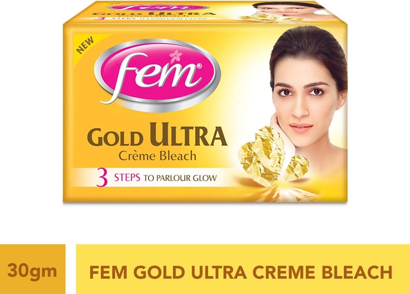 Fem Gold Ultra Cream Bleach 30gm - Image 5