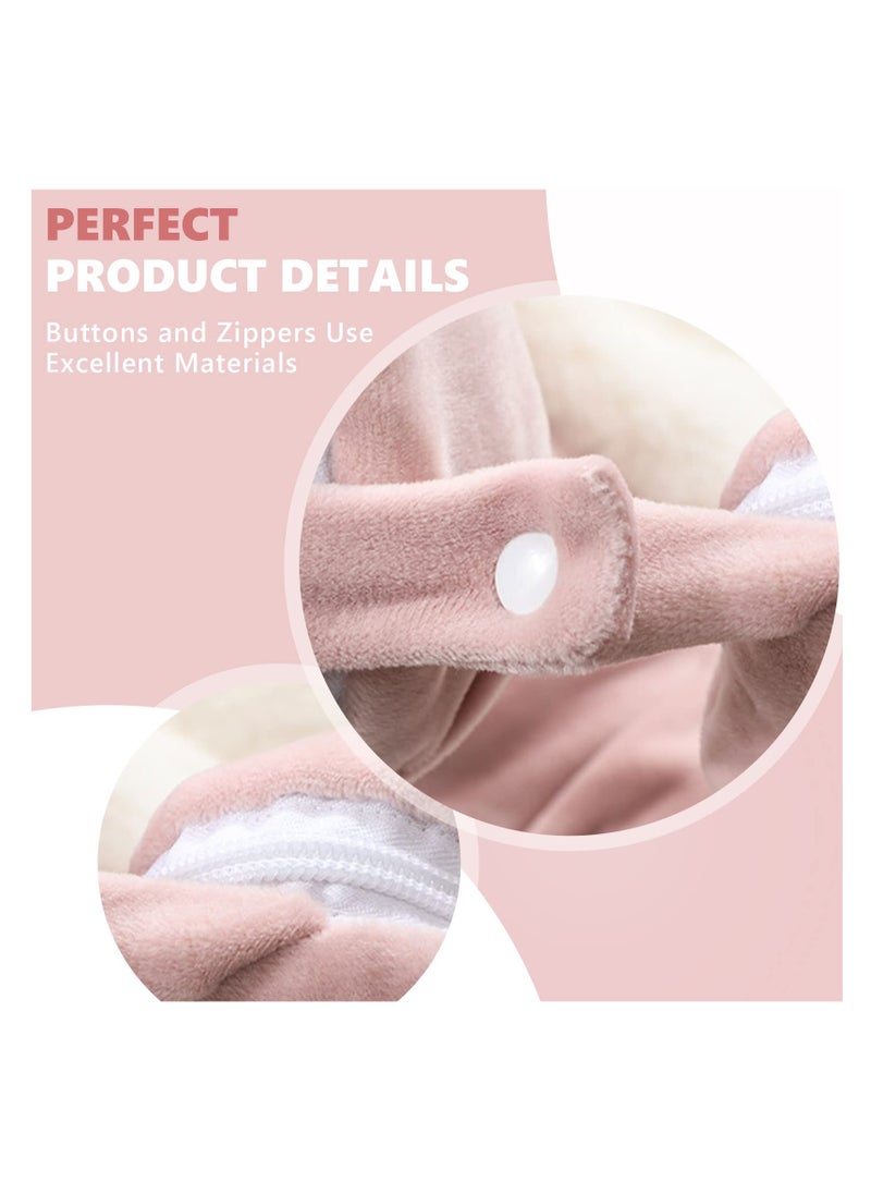 SYOSI - SYOSI, Travel Neck Pillow Blanket, Pillows and Blanket 2 in 1, for Long Flight Fleece Soft Large Essentials for Airplane with Hat Keep, for Car Train Travel - Image 1