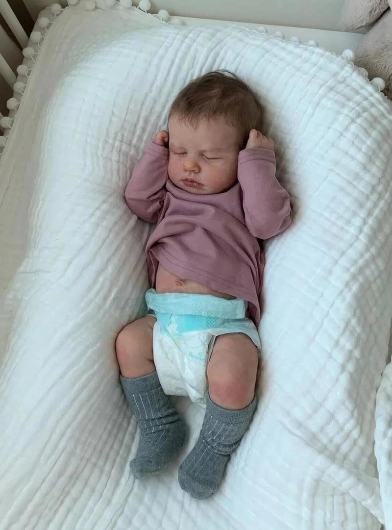 Zero Pam Full Silicone Reborn Baby Dolls Boy-20 in Reborn Baby Dolls Silicone Full Body, Anatomically Correct Realistic Babys Doll, Real Life Newborn Doll with Accessories - Image 1
