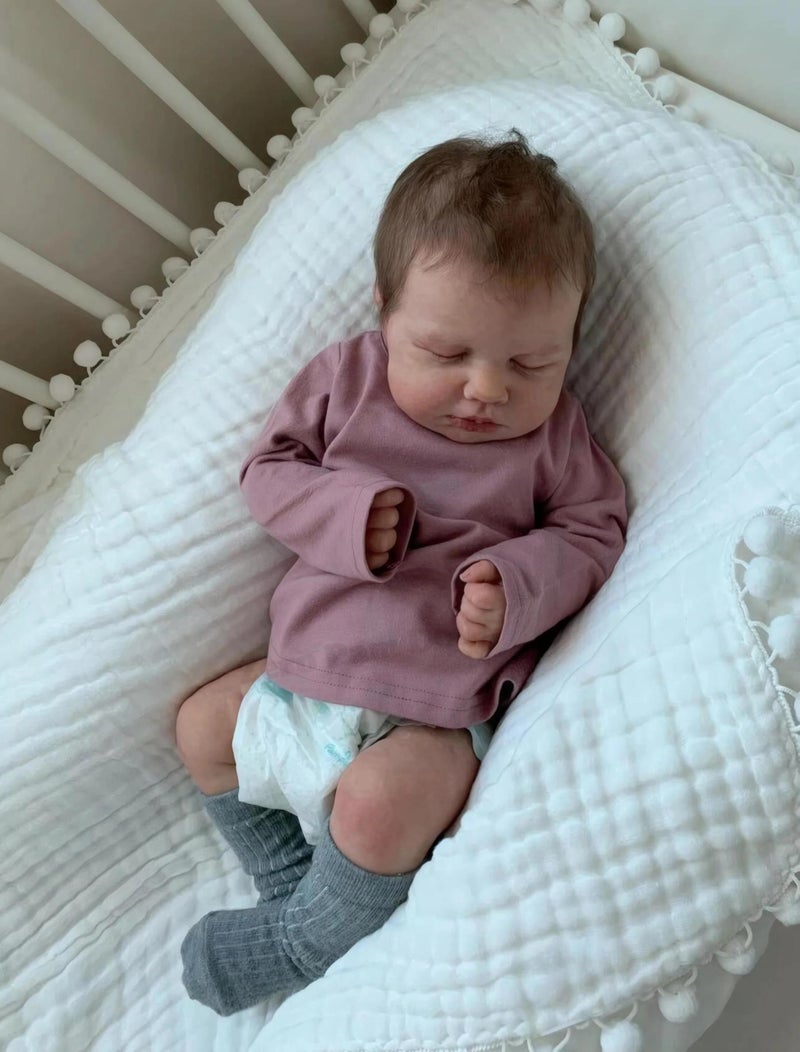Zero Pam Full Silicone Reborn Baby Dolls Boy-20 in Reborn Baby Dolls Silicone Full Body, Anatomically Correct Realistic Babys Doll, Real Life Newborn Doll with Accessories - Image 5