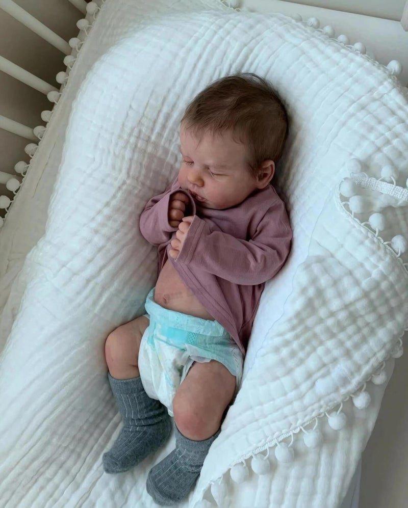 Zero Pam Full Silicone Reborn Baby Dolls Boy-20 in Reborn Baby Dolls Silicone Full Body, Anatomically Correct Realistic Babys Doll, Real Life Newborn Doll with Accessories - Image 2