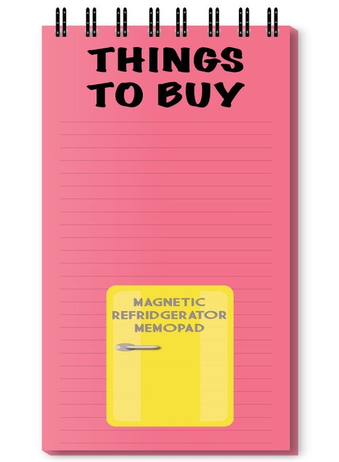 Nourish Magnetic Refrigerator Memo Pad (Peach)