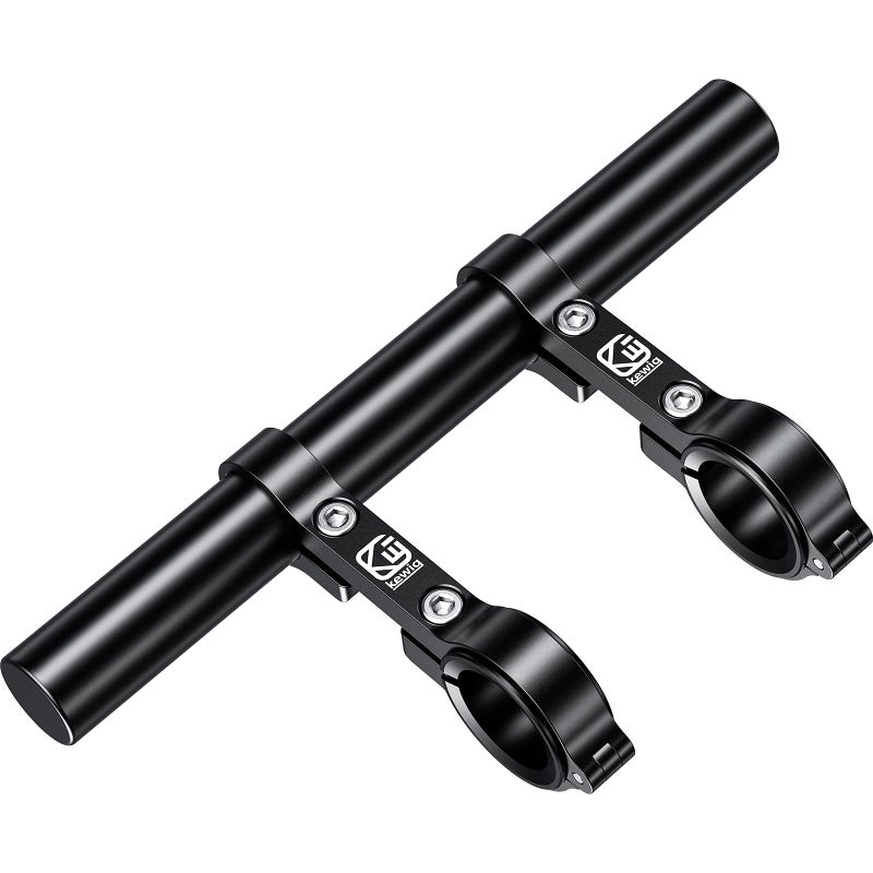 ملحقات مقود الدراجة من سبائك الألومنيوم من Brcovan لموسع مقود الدراجة والدراجة النارية مع دعامة تثبيت مزدوجة تناسب المقاود بقطر 0.87 بوصة إلى 1.26 بوصة