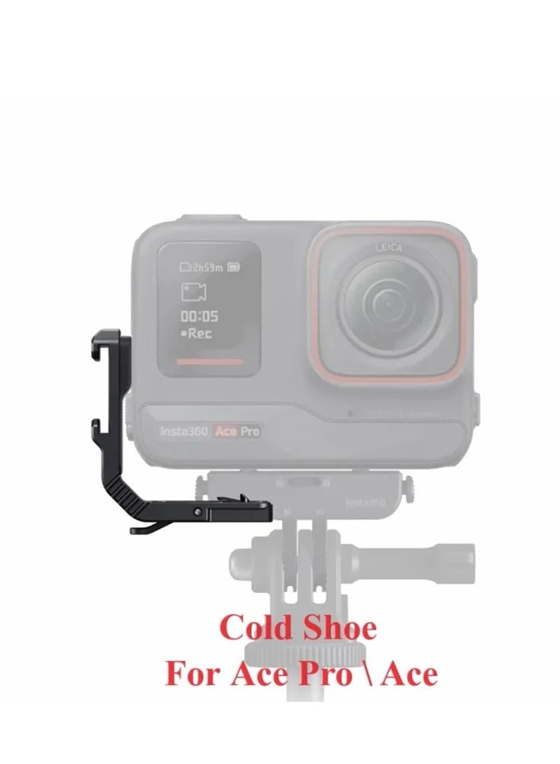 Insta360 Ace Pro Cold Shoe/Mount a Microphone light Aluminum Alloy For ACE & ACE PRO Accessory - Image 1