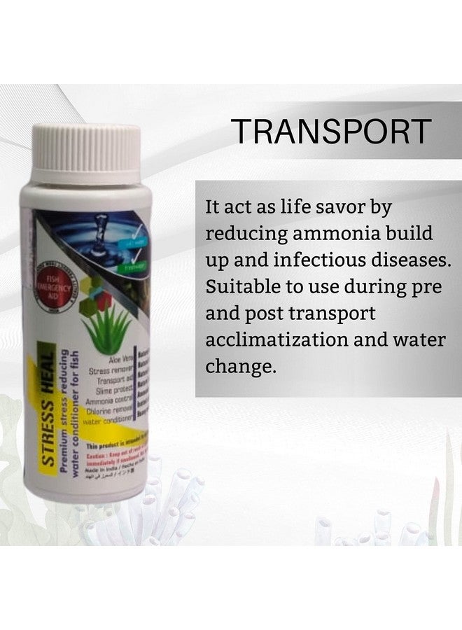 Generic Aquatic Remedies Stress Heal - 100Ml | Suitable For Fresh And Salt Water | Rapidly Reduces Stress And Mortality | Aquarium Water Conditioner With Free Key Ring  - Image 5