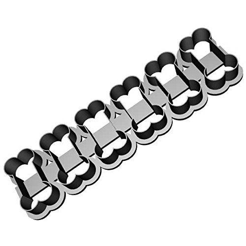 CookieCutterCom Brand Multi Dog Bone Cookie Cutter 2 Inch size Bones Hand Made in the USA