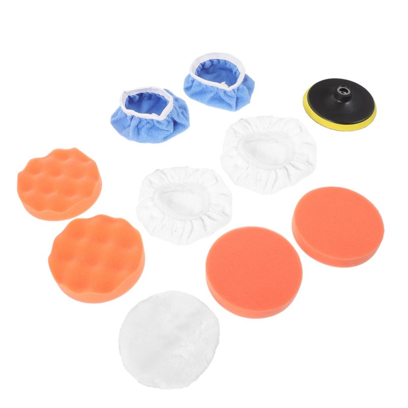 10 Pcs Car Polisher Buffing Pads For Drill Buffer Attachment Car Detailing Kit - Image 2
