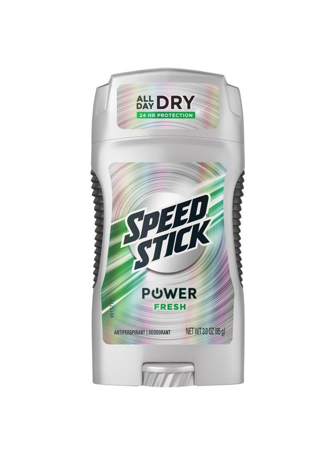 Speed Stick Antiperspirant/Deodorant, Fresh Scent, 3 Ounce Stick (00022200951029) - Image 1