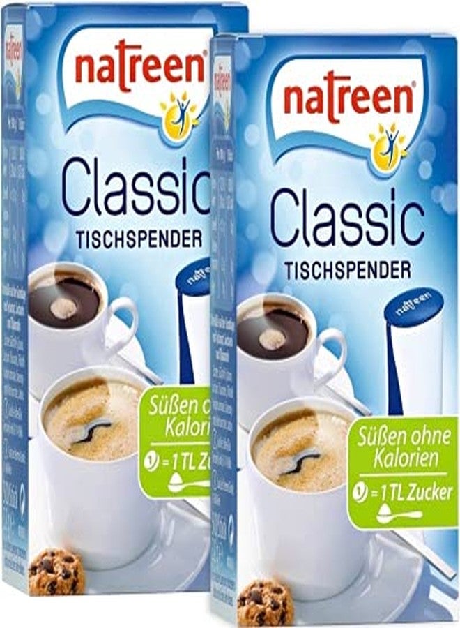 NATREEN® Classic Table Dispenser 2x500 pcs. - The calorie-free sweetener for coffee and tea/Netherlands - Image 1