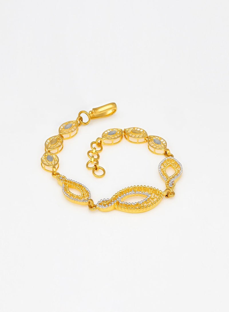 Malabar Gold and Diamonds 22 KT 916 Purity Gold Bracelet NYBR020  - Image 3