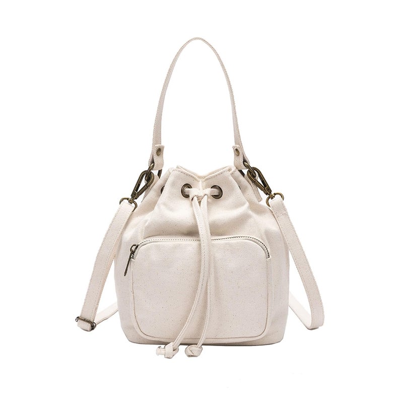 YONBEN Crossbody Bag for Women Stylish Bucket Handbag Lightweight and Convenient Ideal for Everyday Use (Beige) - Image 1