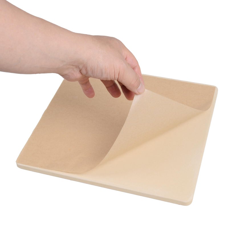 Garpernics 10 Inch Small Pizza Stone with Parchment Paper(50 pcs) for Camp Oven 10â€x11â€x0.5â€, Garpernics Rectangular Cordierite Baking & Grilling Stone for Grills and Air Fryers Fit for Coleman Camp Oven - Image 2