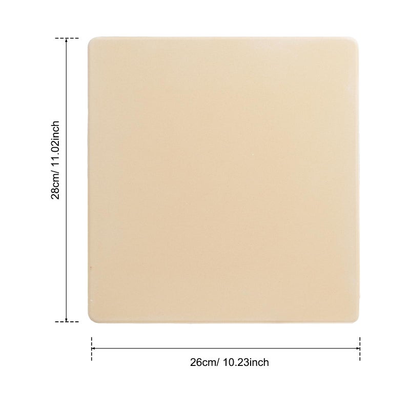 Garpernics 10 Inch Small Pizza Stone with Parchment Paper(50 pcs) for Camp Oven 10â€x11â€x0.5â€, Garpernics Rectangular Cordierite Baking & Grilling Stone for Grills and Air Fryers Fit for Coleman Camp Oven - Image 3