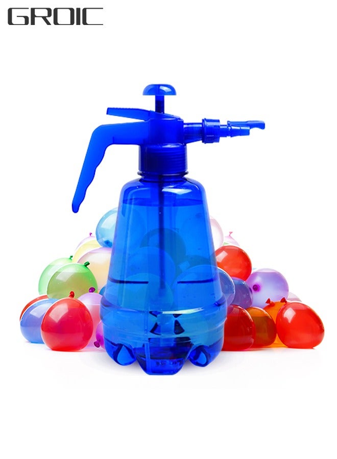 GROIC Water/Air Balloon Pumping Station Emoji Blaster - 500 Balloons Water Filler Balloon Pump Kit - Summer Outdoor Backyard Fun Activity For Kids - Image 1