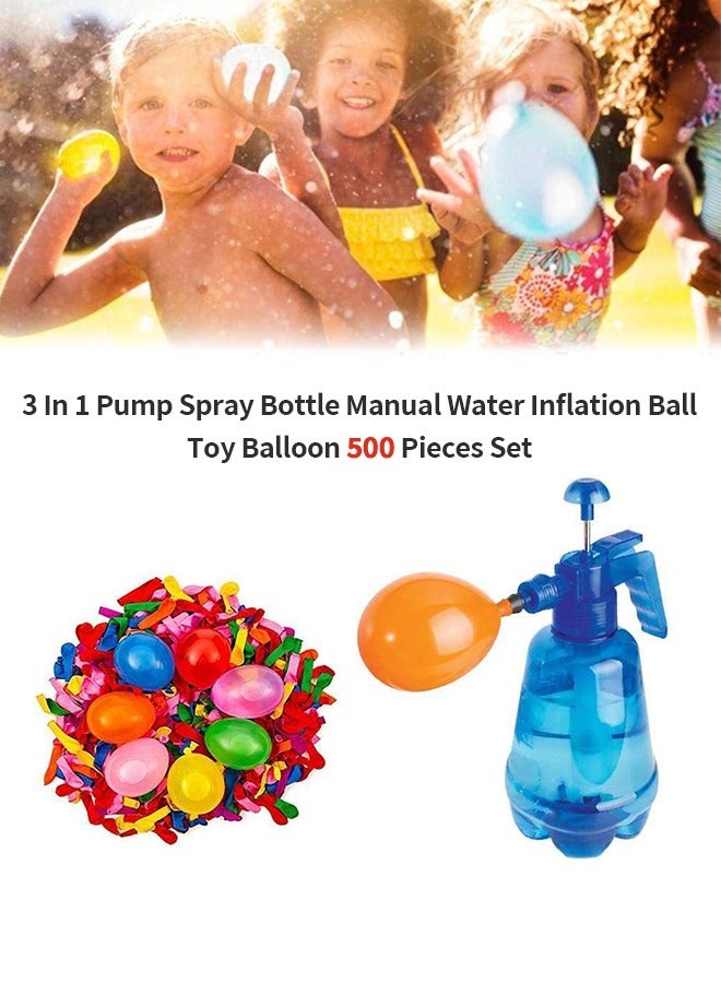 GROIC Water/Air Balloon Pumping Station Emoji Blaster - 500 Balloons Water Filler Balloon Pump Kit - Summer Outdoor Backyard Fun Activity For Kids - Image 2