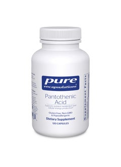 Pure Encapsulations Pure Encapsulations Pantothenic Acid | Hypoallergenic Supplement Supports Cellular Energy Production, Adrenal and Cardiovascular Health | 120 Capsules  - Image 1