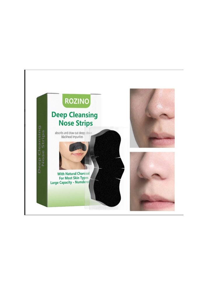 Rozino Blackhead removal nose patch wet compress removes acne and blackheads deep cleansing shrinks pores nose patch  - Image 1