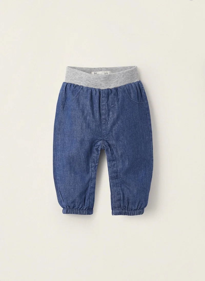 Zippy Zippy Cotton Jeans With Jersey Lining For Newborn
