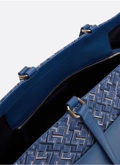 Tommy Hilfiger Plus TH Monogram Jacquard Canvas Tote  - Image 3