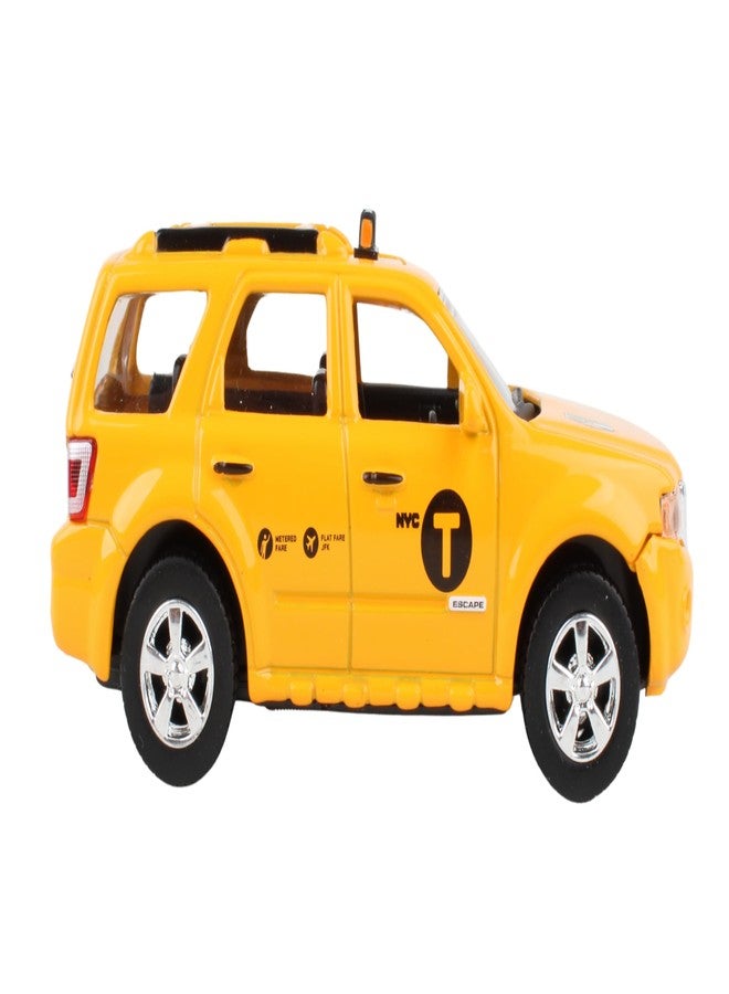 Daron NYC DIE-CASTFORD Escape Taxi 1/43 (NY73310), Yellow, Black - Image 4