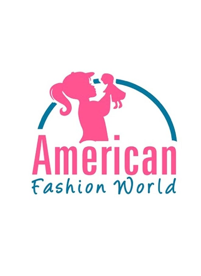 American Fashion World - American Fashion World Blue Cheerleading Outfit for 18-Inch Dolls | Accessories Included | Premium Quality & Trendy Design | Dolls Clothes | Outfit Fashions for Dolls for Popular Brands - Image 1