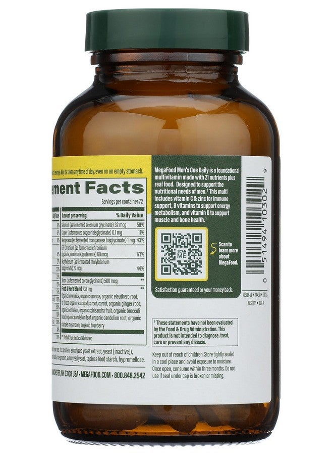 MEGAFOOD Men's One Daily, 72 CT - Image 2