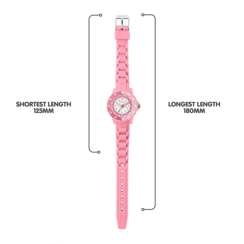 Tikkers  Tikkers Pink Silicone strap Timer Teacher Watch - ATK1098 for Women | Best Price UAE