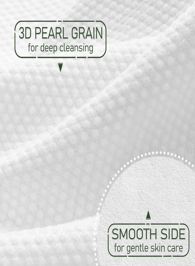 WOWOTEX Christmas Style WOWOTEX Disposable Face Towel Biodegradable Large Dry Face Wipes 60 Count/1 Box Extra Thick Soft Clean Facial Towels for Sensitive Skin, Facial Cleansing, Nursing, 10"×12" - Image 5