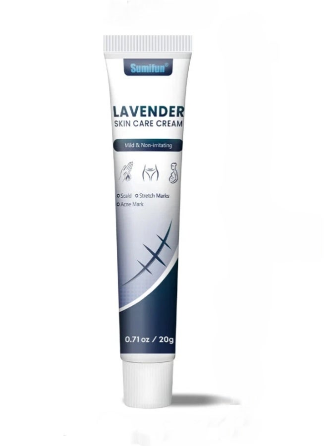 Sumifun Lavender Skin Care Cream 20g – Mild & Non-Irritating | For Scalds, Stretch Marks & Acne Marks - Image 2