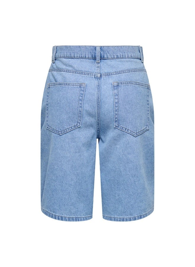 ONLY ONLMERLA HW LONG SHORTS DNM AKM MOCH - Image 2