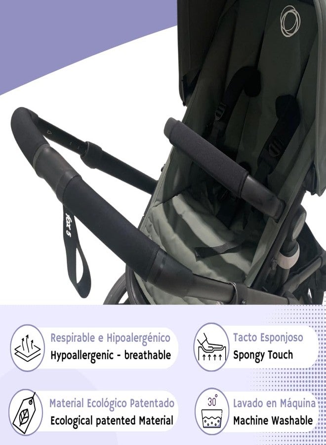 PROTEC TIF | Pack of Neoprene Protective Covers for Handlebar and Carrying Handle Compatible with Bugaboo FOX 5 - Image 5
