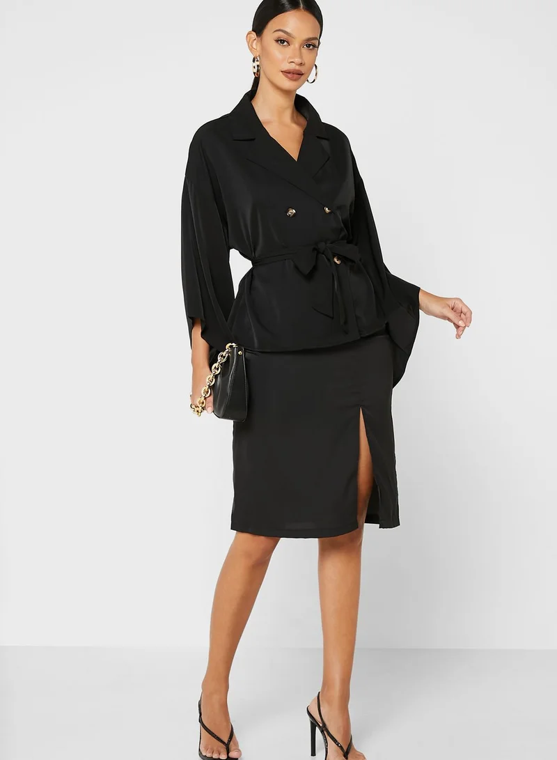 ELLA Self Tie Wrap Top