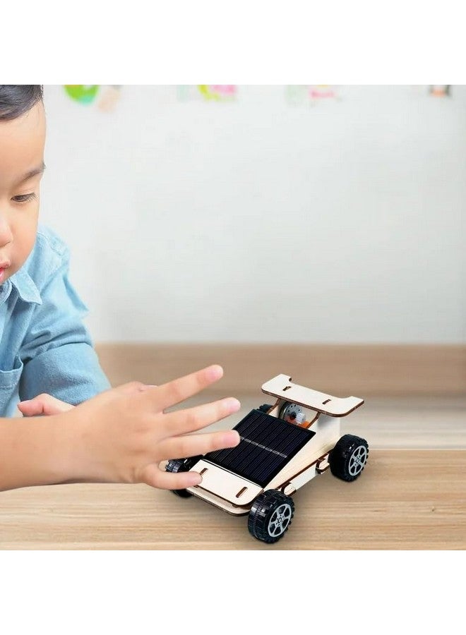 Electrobot DIY STEM Wooden Solar Car Kit - Educational Science Project for Kids, Build and Learn Solar-Powered Vehicles - Image 5