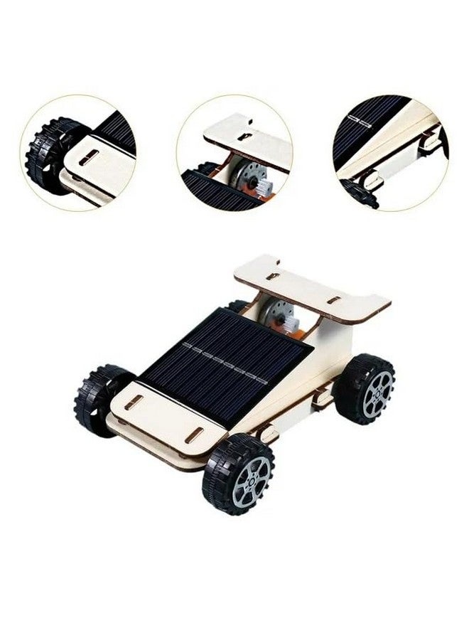 Electrobot DIY STEM Wooden Solar Car Kit - Educational Science Project for Kids, Build and Learn Solar-Powered Vehicles - Image 2