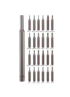 Graidient span Graidient span 24 in 1 Mini Screwdriver Set with Case Small Screwdriver Set of Flathead and PhillipsScrewdrivers Magnetic Micro Screwdriver Kit for ElectronicsJewelersPCGlassesWatchPhone Black  - Image 5