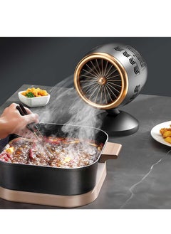 GUDOO Mini Desktop Cooker Hood with 360° Swivel Adjustment Bracket Powerful Extraction Mobile Cooker Hood Low Noise Operation  - Image 1