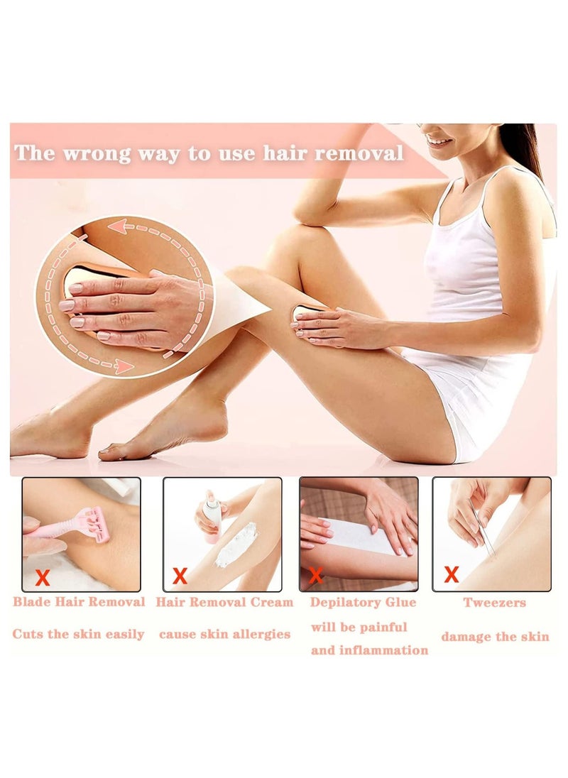 Generic - Crystal Hair Eraser,Magic Crystal Hair Removal,Exfoliation Painless Hair Removal Tool for Men & Women,Soft Smooth, Full Body Hair Removal, Magic Hair Eraser, Quick and Easy Hair Removal Tool. - Image 1