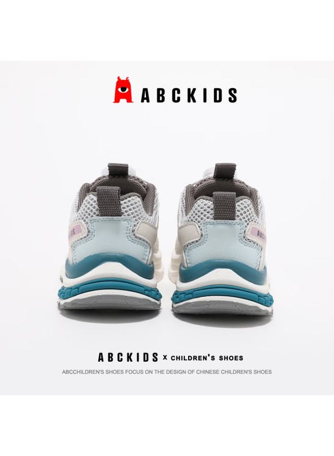 Abc Kids Children's Sports Shoes Autumn Kids Casual Boys Girls Outdoor Running Shoes 3534 Gray/pink Size 35 - Image 4