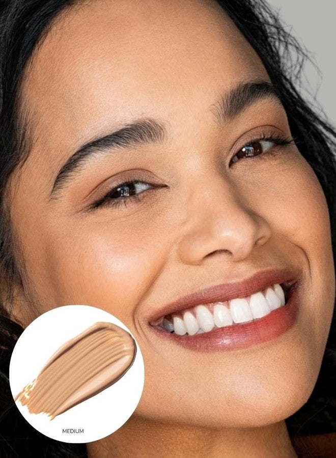 EMANI HD Corrective Liquid Mineral Concealer for Women - Full Coverage, Vitamin C & Hyaluronic Acid, Vegan & Cruelty-Free - 0.3 Fl Oz, Medium - Image 3
