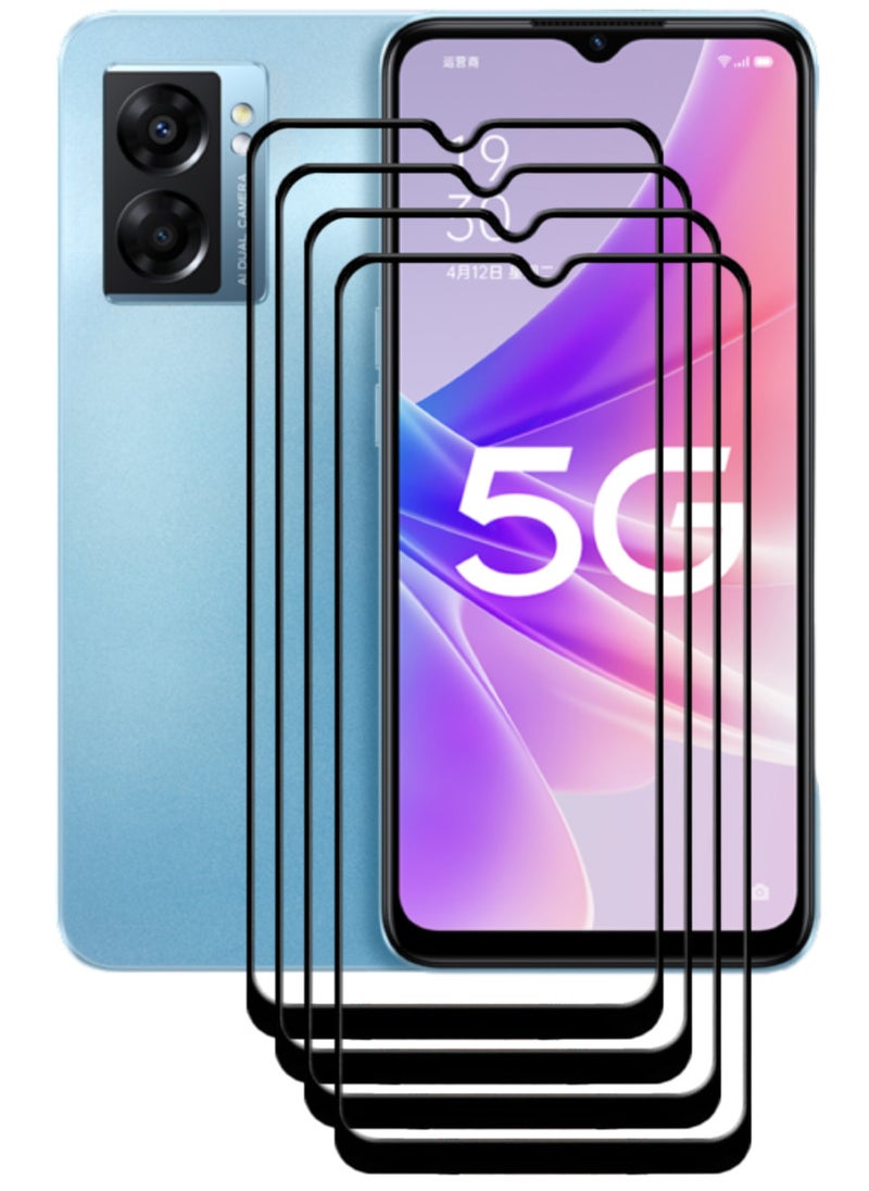 ACLIX 4 Pieces Antistatic ESD Dustproof Premium Quality High Definition Tempered Glass Screen Protector Designed For Oppo A57 - Image 1
