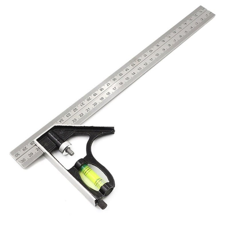 Square Ruler Angle Ruler Stainless Steel 90-Degree Thickened Woodworking Angle Ruler Steel L-Type Angle Ruler Combination Angle Ruler - Image 5