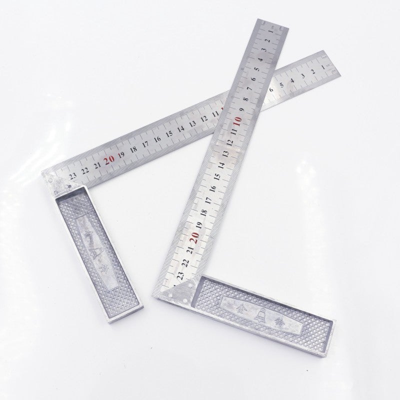 Square Ruler Angle Ruler Stainless Steel 90-Degree Thickened Woodworking Angle Ruler Steel L-Type Angle Ruler Combination Angle Ruler - Image 4