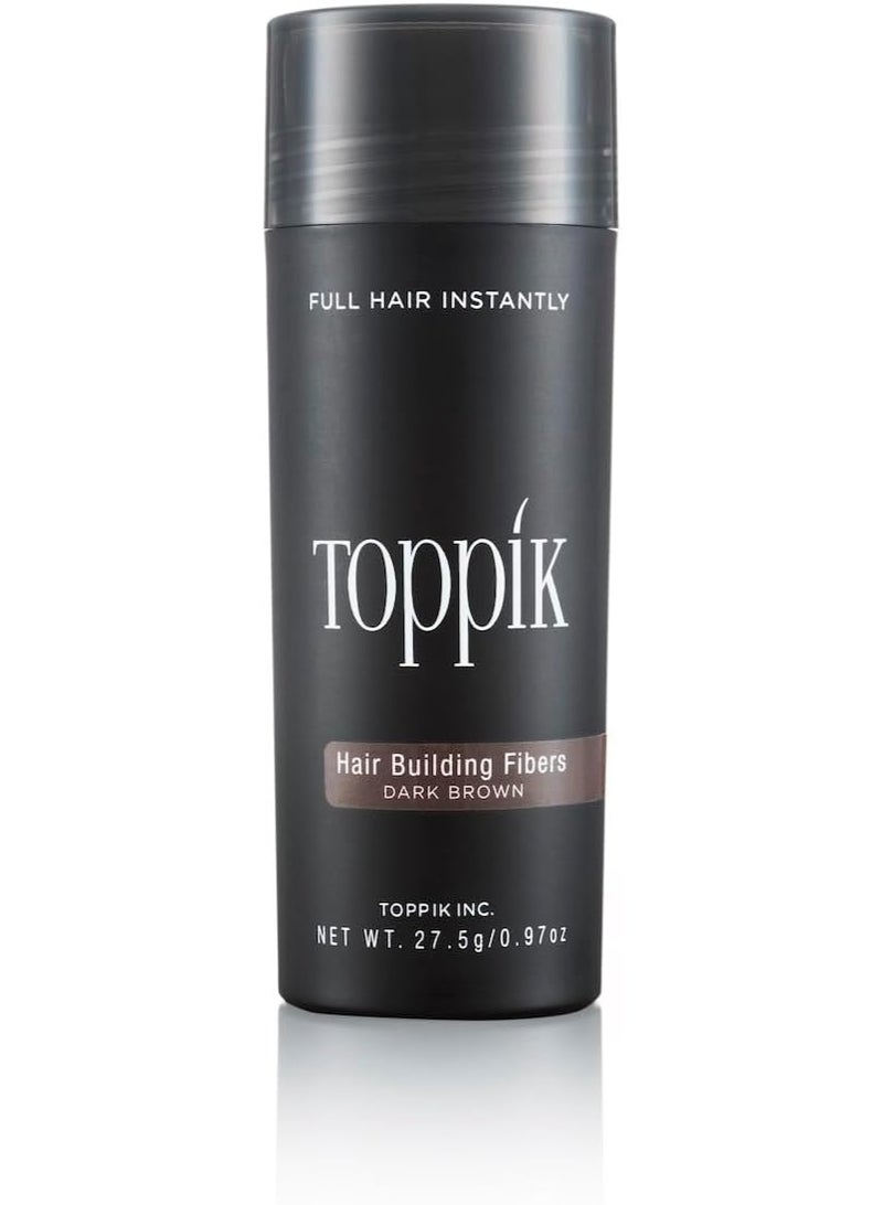 Toppik Hair Building Fibers 27.5Gm - Dark Brown - Image 1